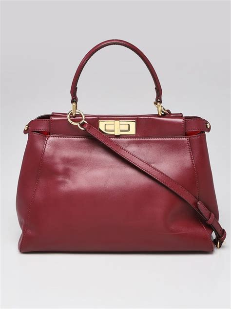 fendi 8bn226|Fendi Okra Ombre Smooth Calfskin Leather Regular Peekaboo .